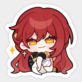 Honkai Star Rail Chibi Himeko Sticker